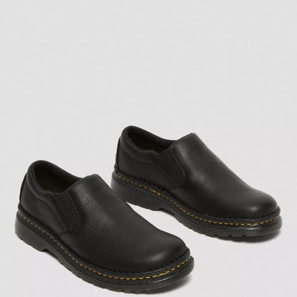 NWT Dr Martens Boyle Men's Grizzly Leather Slip Ons